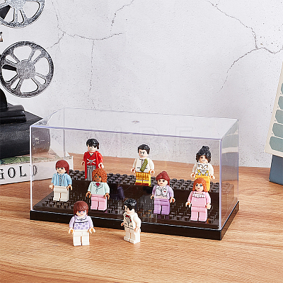 2-Tier Acrylic Minifigure Display Cases ODIS-WH0027-047C-1