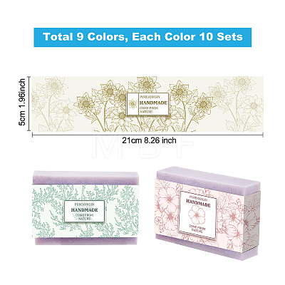 Color Line Art Theme Soap Paper Tag DIY-WH0399-69S-1