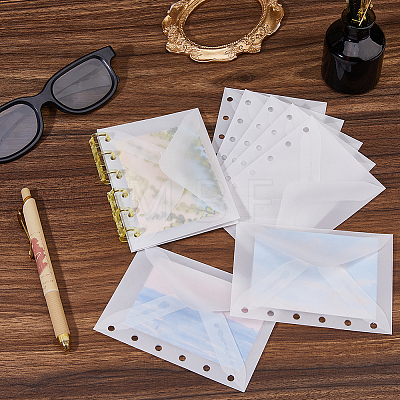 5Pcs Blank Paper Envelopes AJEW-WH0709-243-1