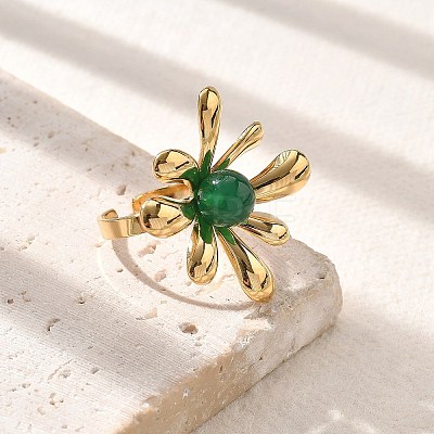 Natural Malaysia Jade Finger Rings STAS-Z112-18G-02-1