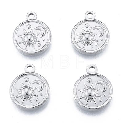 Non-Tarnish 201 Stainless Steel Pendants X-STAS-N098-182P-1