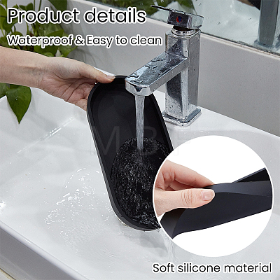 Silicone Storage Tray AJEW-GF0014-33B-1