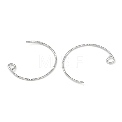 Brass Earring Hooks KK-C069-02P-1