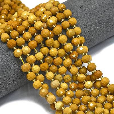 Natural Mookaite Beads Strands G-K389-E44-01-1