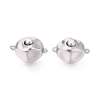Brass Box Clasps KK-Q074-11P-1