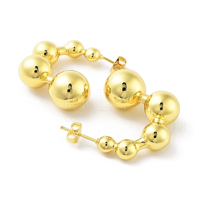 Brass Stud Earrings KK-R150-04C-1