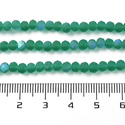 Transparent Glass Beads Strands EGLA-A034-T4mm-MB18-1
