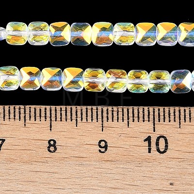 Electroplate Glass Beads Strands EGLA-B007-02A-AB01-1