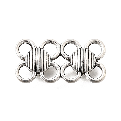 Tibetan Style Alloy Links Connector Charms FIND-D042-07E-AS-1