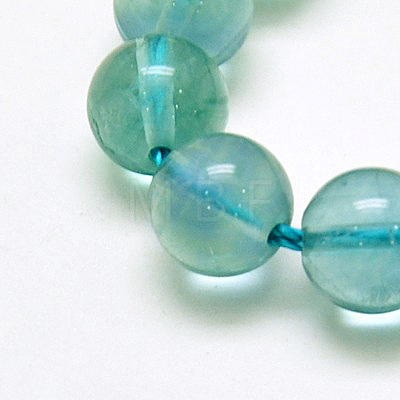 Natural Blue Fluorite Beads Strands G-E112-10mm-2-1