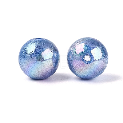 UV Plating Opaque Acrylic Beads SACR-Q005-01A-1