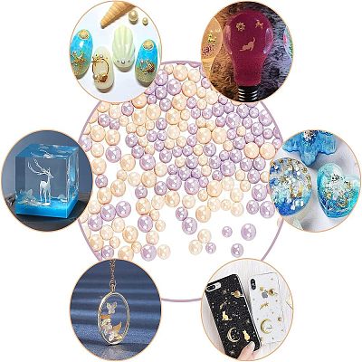 SUPERFINDINGS 300Pcs 6 Styles Alloy Beads MRMJ-FH0001-12-1