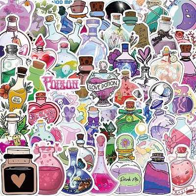 Magic Potion Theme PVC Plastic Sticker Labels STIC-PW0005-08-1