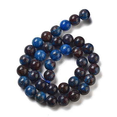 Natural Blue Opal Beads Strands G-H045-A02-6MM-1