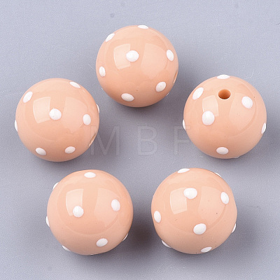 Acrylic Beads SACR-T345-02E-14-1