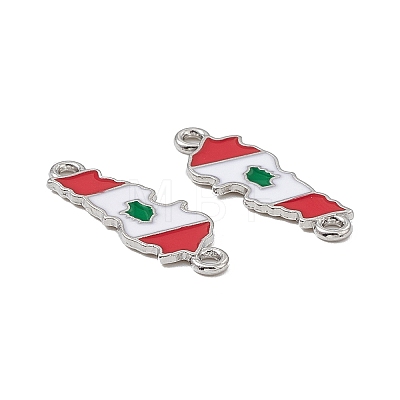 Alloy Enamel Connector Charms FIND-C019-37P-1