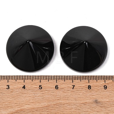 Natural Obsidian Cabochons G-Q184-01A-1