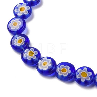 Handmade Millefiori Lampwork Beads Strands LAMP-G164-12C-1