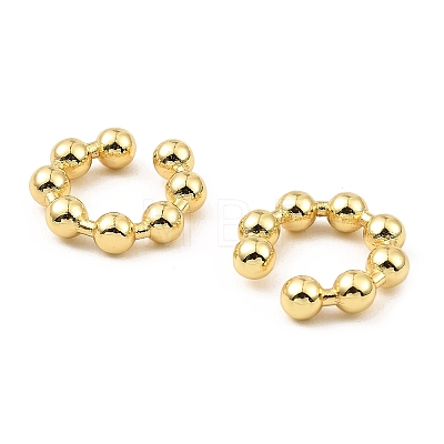 Rack Plating Brass Cuff Earrings LS-EJEW-L261-012G-1