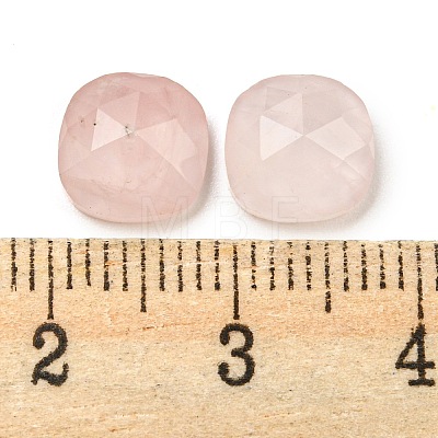 Natural Rose Quartz Cabochons G-M431-01I-1