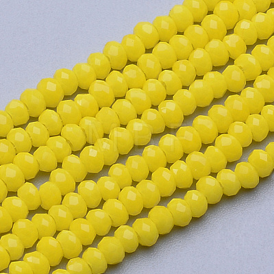 Opaque Glass Beads Strands GLAA-R200-B12-1