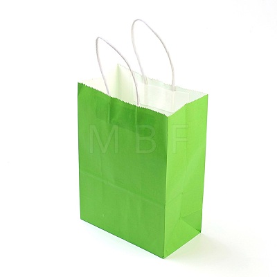 Pure Color Kraft Paper Bags AJEW-G020-A-05-1