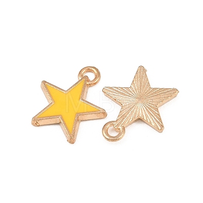 Alloy with Enamel Charms AL-CBA9C31-06G-F-1