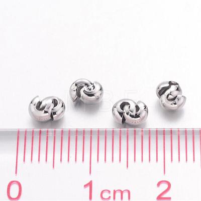 Iron Crimp Beads Covers X-IFIN-H028-NFN-NF-1