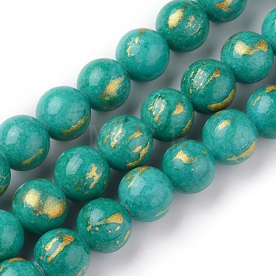 Natural Jade Beads Strands G-F670-A01-8mm-1