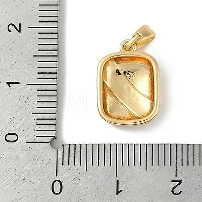 Brass Enamel Pendants KK-P283-28B-G-1