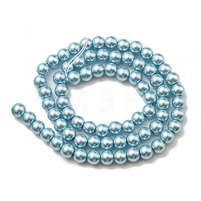 Eco-Friendly Grade A Glass Pearl Beads HY-J002-6mm-HX084-1