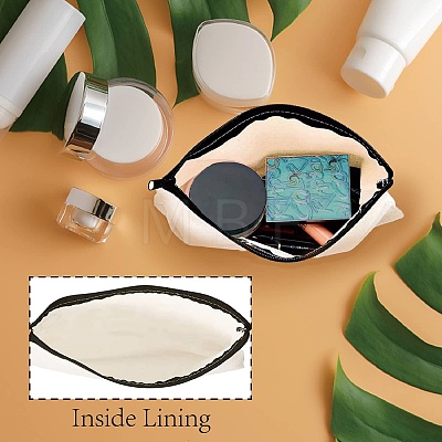 Polycotton Canvas Stroage Bags ABAG-WH0029-106-1