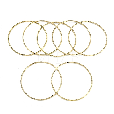 7Pcs Vacuum Plating 201 Stainless Steel Bangles Sets for Women BJEW-F476-03G-1