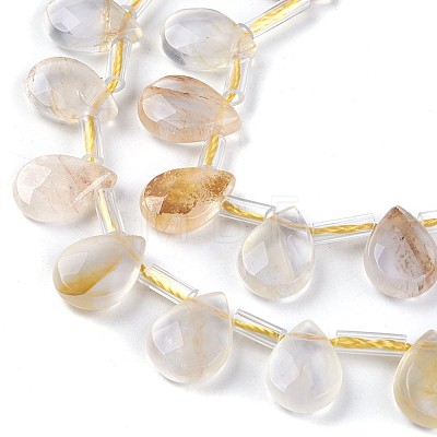 Natural Quartz Beads Strands G-F607-14-A-1