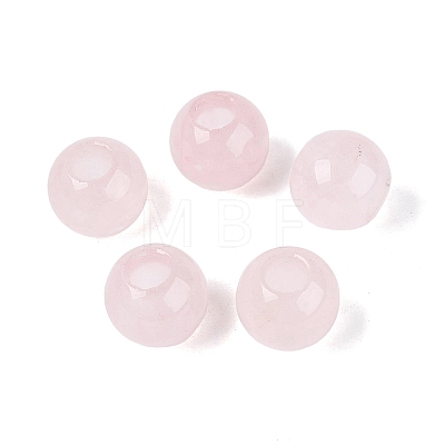 Natural Rose Quartz European Beads G-Q602-09A-07-1