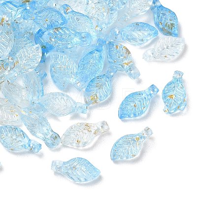 Transparent Acrylic and Gold Foil Pendants AC-CBAF9C1-04A-10-1