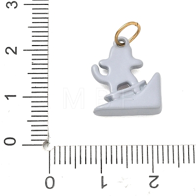 Printed 304 Stainless Steel Pendants SA-CBA4D1F-09G-J-1