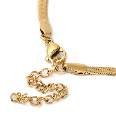 Ion Plating(IP) 304 Stainless Steel Herringbone Chain Bracelet for Men Women BJEW-Q998-01G-1