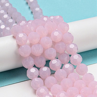 Imitation Jade Glass Beads Stands EGLA-A035-J10mm-D02-1