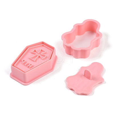 Halloween Plastic Cookie Candy Food Cutters Molds DIY-K080-04-1