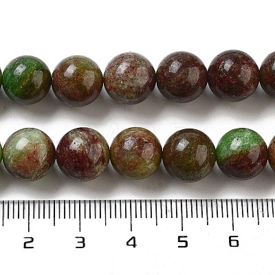 Natural Green Opal Beads Strands G-H045-A03-10MM-1