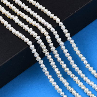 Natural Cultured Freshwater Pearl Beads Strands PEAR-N013-02D-1