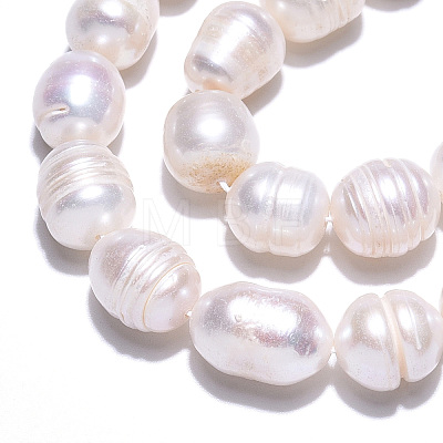 Natural Cultured Freshwater Pearl Beads Strands PEAR-N012-09E-1