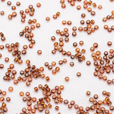 8/0 Transparent Glass Round Seed Beads SEED-J010-F8-31-1