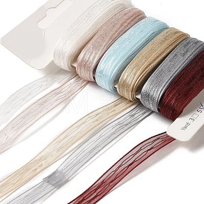 Polyester and Nylon Ribbon Sets DIY-Z029-01H-1
