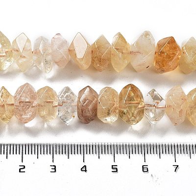 Natural Citrine Beads Strands G-D091-A12-1