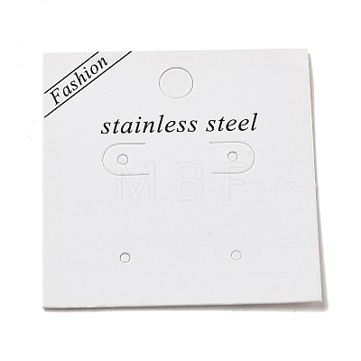 Paper Display Card with Word Stainless Steel CDIS-L009-10-1