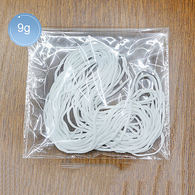 1/8 inch Round Nylon Elastic Band for Mouth Cover Ear Loop OCOR-E023-05B-1