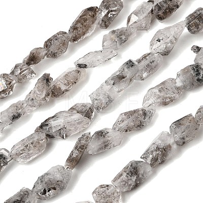 Natural Herkimer Diamond Beads Strands GG-CBA8084-06-1