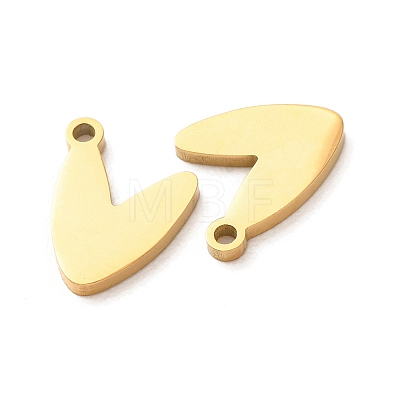 304 Stainless Steel Charms LS-SA-G606-02G-1